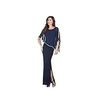 frank lyman style robe longue bleu nuit – 179257 hot styles été 2019 (12)