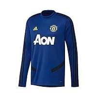 adidas mufc tr top sweat-shirt pour homme