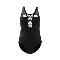 adidas sh3.ro 4loa maillot de bain pour femme, femme, maillot une pièce, glf41, noir, 4