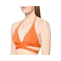 seafolly active halter haut de maillot de bain, orange (cantaloupe cantaloupe), 36 (taille fabricant: 8) femme