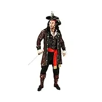 seahare costumes de fantaisie de pirate de luxe pour hommes (one size)