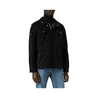 superdry field jacket blouson, noir de jais, 2xl homme