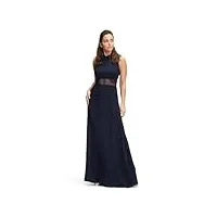 vera mont 0104/4825 robe de soirée, bleu (night sky 8541), 44 (taille fabricant: 42) femme