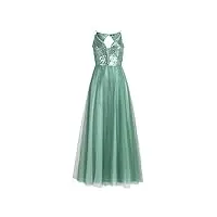 vera mont 0105/4990 robe de soirée, vert (mint leaf green 5331), 42 (taille fabricant: 40) femme