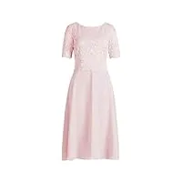 vera mont 0113/4825 robe de soirée, rose (foggy rose 4481), 52 (taille fabricant: 50) femme
