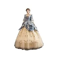 18th century robe de bal longue style rococo pour femme style gothique victorien, marie_antoinette_3, small