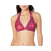 seafolly florence halter bra haut de maillot, multicolore (boysenberry boysenberry), 42 (taille fabricant: 14) femme