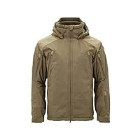 carinthia mig 4.0 jacket veste d'hiver coupe-vent et imperméable doublée ultra légère avec capuche - coyote - medium