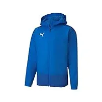 puma teamgoal 23 training rain jacket veste imperméable homme, electric blue lemonade-team power blue, 3xl