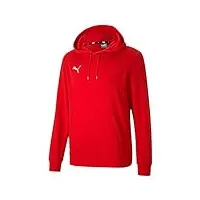 puma teamgoal 23 causals hoody pull homme, puma rouge, m