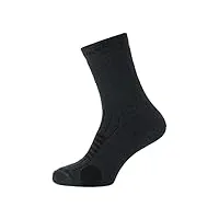 jack wolfskin recovery tech chaussettes unisex mixte adulte, dark grey, fr : l (taille fabricant : 41-43)