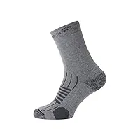 jack wolfskin recovery tech chaussettes unisex mixte adulte, light grey, fr : m (taille fabricant : 38-40)