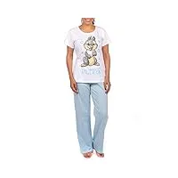 disney pyjamas panpan pour femmes bambi pyjama pour dames - bleu - medium