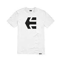etnies icon short sleeve t-shirt medium white
