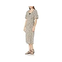 seafolly robe à manches courtes imprimé léopard - beige - taille xl