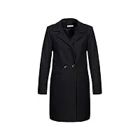 malito femme veste manteau court chic veston 19691 (noir, s)