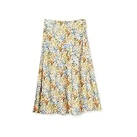rich&royal midi skirt printed jupe, blanc (white 100), 40 (taille fabricant: 38) femme