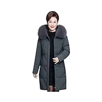 susenstone manteau femme grand taille fourrure avec capuche hiver chaud long elegant manche longues mode pas cher veste en coton hoodies trench coat
