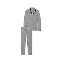 schiesser revival pyjama friedoline gris - gris - xx-large