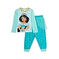 disney pyjama fantaisie princesse jasmine pour fille, jasmin, 5 ans