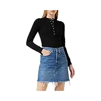 high rise decon iconic boyfriend skirt femme stuck in the middle (bleu) 28