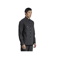 a.m. couture fw 19/20 chemise en jean pour homme noir noir noir xs