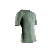 x-bionic combat energizer 4.0 long sleeves t shirt militaire manches longues homme femme mixte adulte, olive green/anthracite, fr : m (taille fabricant : m)
