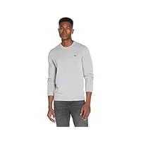 lacoste pull-over regular fit homme , argent chine, 3xl