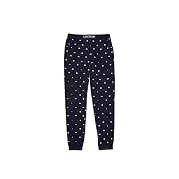 lacoste pantalon de pyjama homme , marine/blanc, xxl