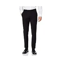pierre cardin mix & match ryan futureflex pantalon costume, noir, 48/mince homme