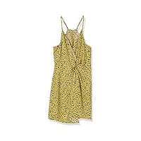 bcbgeneration mini robe en faux surplis pour femme - jaune - 40