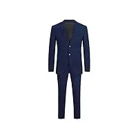 jack & jones blazer croisé et pantalon de tailleur jprfranco costumes super slim fit medieval blue 48 medieval blue 48