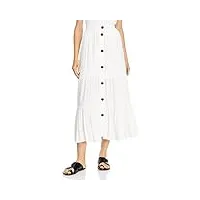 french connection jupe midi pour femme - blanc - 38