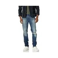 true religion men's ricky straight leg jean, bushwick medium worn, 30w x 34l