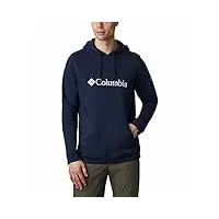columbia homme csc basic logo ii hoodie sweat capuche, collegiate navy, white 468, xxl eu