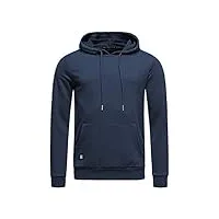 redbridge sweat à capuche sweatshirt avec poche frontale pull de base large gamme de couleurs bleu marine xl