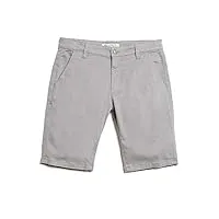 mavi men's simon mid-rise twill shorts, shark skin twill, 33