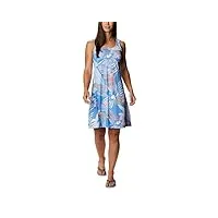 columbia robe freezer iii pour femme, femme, robe freezer iii, 1538022, pochoir harbor blue - imprimé hibiscus, 2x