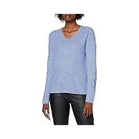 only onlcamilla v-neck l/s pullover knt noos sweater, skyway, m femme