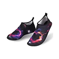 zyll hommes chaussures de sport chaussures de sport nautique barefoot quick-dry slip on aqua yoga beach surf swim socks chaussettes à séchage rapide,c,42/43