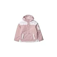 columbia kids challenger pullover (little kids/big kids) mineral pink/white md (10-12 big kids)