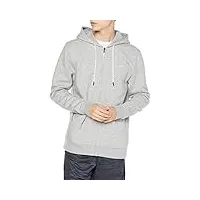 oakley relax full zip hoodie sweatshirt capuche, granite hthr, xs homme