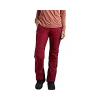 outdoor research pantalon en tungstène pour femme - rouge - taille s