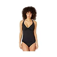 seafolly maillot de bain tankini standard pour femme, seafolly black, 48