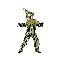 california costumes déguisement clown morveux luxe enfant - vert - m 8-10 ans (140 cm)