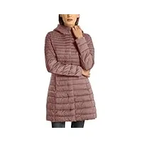 giolshon veste de rembourrage légère matelassée pour femmes à capuche, doudoune en coton hiver casual manteau 320 rose xl
