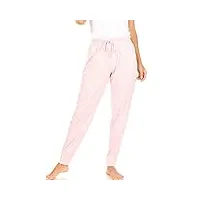 tahari pantalon de pyjama avec cordon de serrage pour femme - rose - medium