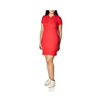 tommy hilfiger robe polo femme slim, rouge (cornell red), s