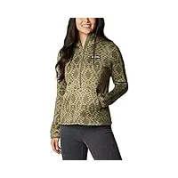 columbia sweater weather hooded pullover pull à capuche, couverture vert pierre, large-10x-large femme