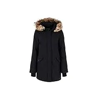 geographical norway dinasty lady - grande parka pour femme - manteau hiver chaud - blouson manches longues casual (noir l taille 3)